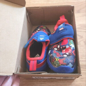 EUC Adidas x Spiderman Baby Shoes, Size 6